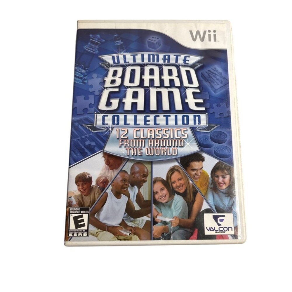 Ultimate Board Game Collection Wii 12 Classics Around The World W/ Manual & Case